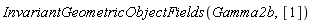 InvariantGeometricObjectFields(Gamma2b, [1])