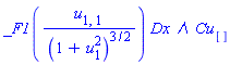 _DG([["biform", J, [1, 1]], [[[1, 2], _F1(u[1, 1]/(1+u[1]^2)^(3/2))]]])