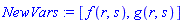 NewVars := [f(r, s), g(r, s)]