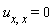 u[x, x] = 0