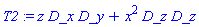 T2 := z*D_x*D_y+x^2*D_z*D_z