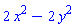 2*x^2-2*y^2