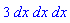3*dx*dx*dx