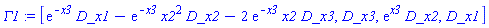 Gamma1 := [exp(-x3)*D_x1-exp(-x3)*x2^2*D_x2-2*exp(-x3)*x2*D_x3, D_x3, exp(x3)*D_x2, D_x1]