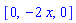 [0, -2*x, 0]