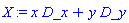 X := x*D_x+y*D_y