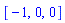 [-1, 0, 0]