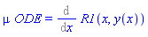 mu*ODE = Diff(R1(x, y(x)), x)