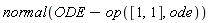 normal(ODE-op([1, 1], ode))