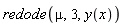 redode(mu, 3, y(x))