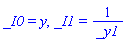 _I0 = y, _I1 = 1/_y1
