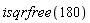 isqrfree(180)