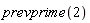 prevprime(2)