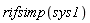 rifsimp(sys1)