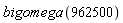 bigomega(962500)
