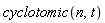 cyclotomic(n, t)