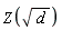 Z(sqrt(d))