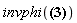 invphi(8)