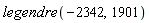 legendre(-2342, 1901)