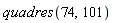 quadres(74, 101)