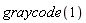graycode(1)
