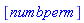 [numbperm]