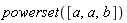 powerset([a, a, b])