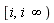 RealRange(i, Open(i*infinity))