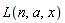 L(n, a, x)