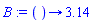 proc () options operator, arrow; 3.14 end proc