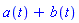 a(t)+b(t)