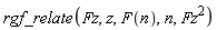 rgf_relate(Fz, z, F(n), n, Fz^2)