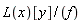 L(x)[y]/f