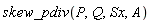 skew_pdiv(P, Q, Sx, A)