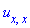 u[x, x]