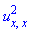 u[x, x]^2