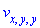 v[x, y, y]