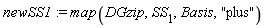 newSS1 := map(DGzip, SS[1], Basis, "plus")