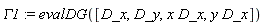 GAMMA1 := evalDG([D_x, D_y, x*D_x, y*D_x])