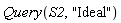 Query(S2, "Ideal")