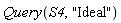 Query(S4, "Ideal")
