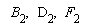 B[2], D[2], F[2]
