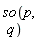 so(p, q)