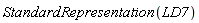 StandardRepresentation(LD7)
