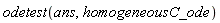 odetest(ans, homogeneousC_ode)