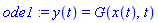 ode1 := y(t) = G(x(t), t)