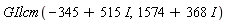 GIlcm(-345+515*I, 1574+368*I)