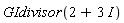 GIdivisor(2+3*I)