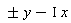 `&+-`(y)-I*x