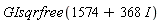 GIsqrfree(1574+368*I)